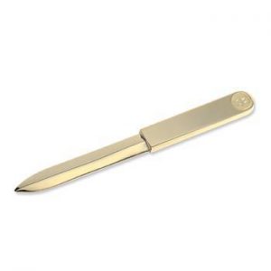 Northwestern Wildcats Mascot Design Gold Medallion Letter Opener