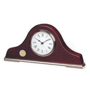 Northwestern Wildcats Mascot Design Gold Medallion Napoleon III Mantle Clock