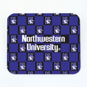Northwestern Wildcats ColorMax Mouse Pad with Checker Design
