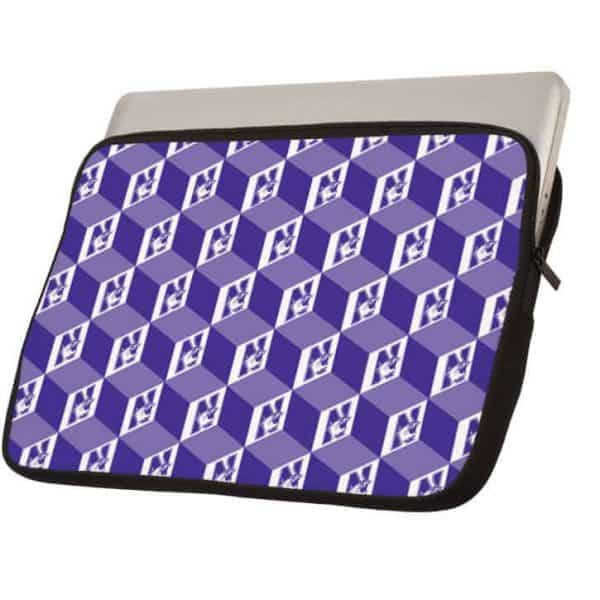 Northwestern Wildcats Full Color Neoprene 13" Laptop Sleeve