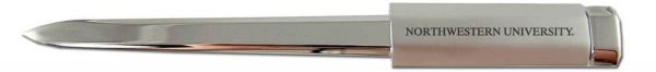 Northwestern Wildcats Laser Engraved Trillium Letter opener with Northwestern University Design