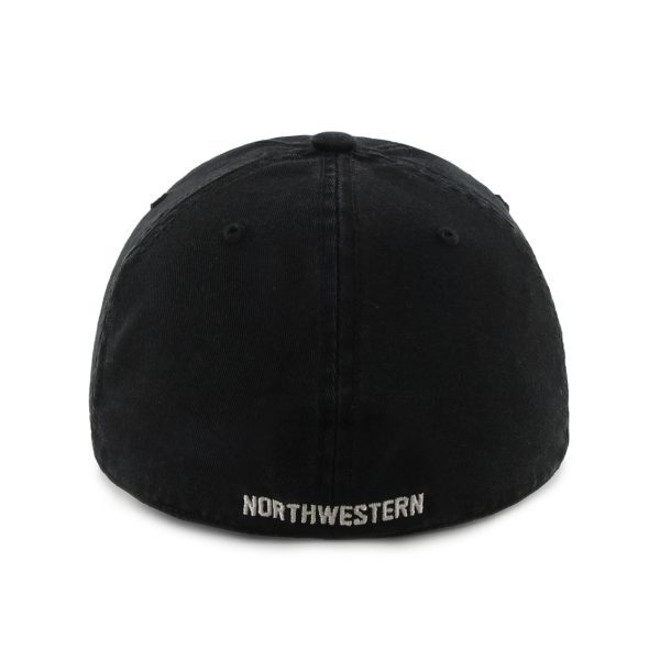 Northwestern Wildcats 47 Brand Black Fitted Franchise Hat