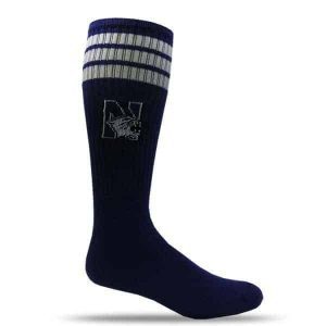 Northwestern University Wildcats Adult Purple Full Cushion Tube Socks