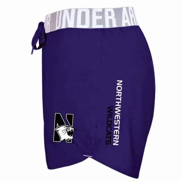 Northwestern University Wildcats Under Armour Ladies Purple Play Up Short