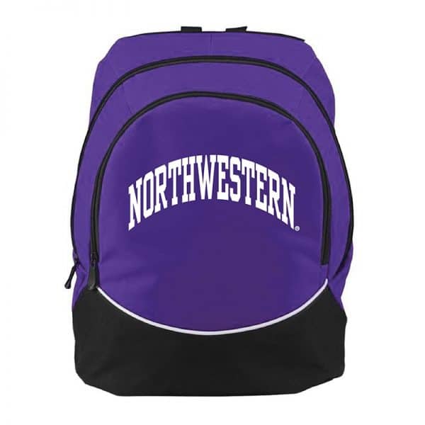 Northwestern University Wildcats Augusta Sportswear Purple Tri-Color Backpack AS1915