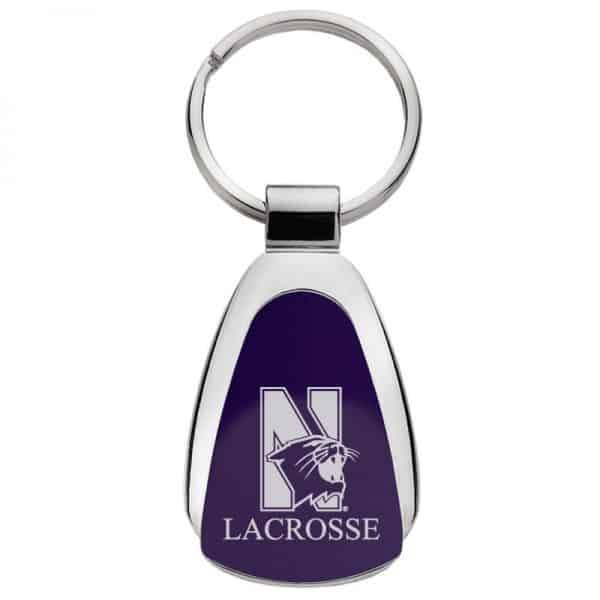 Northwestern University Lacrosse Keychain