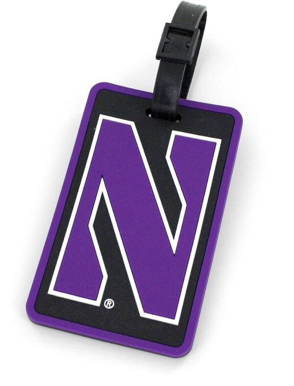 Northwestern University Wildcats Bag/Luggage Tag
