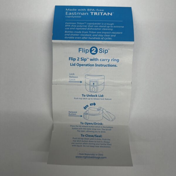 Northwestern University Wildcats 18oz Clear & Purple Insulated Hydration Bottle-2