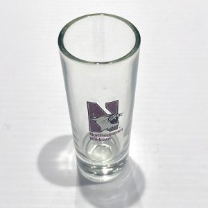 Northwestern Wildcats 7.5 oz. Cylinder Bud Vase with N-Cat Design