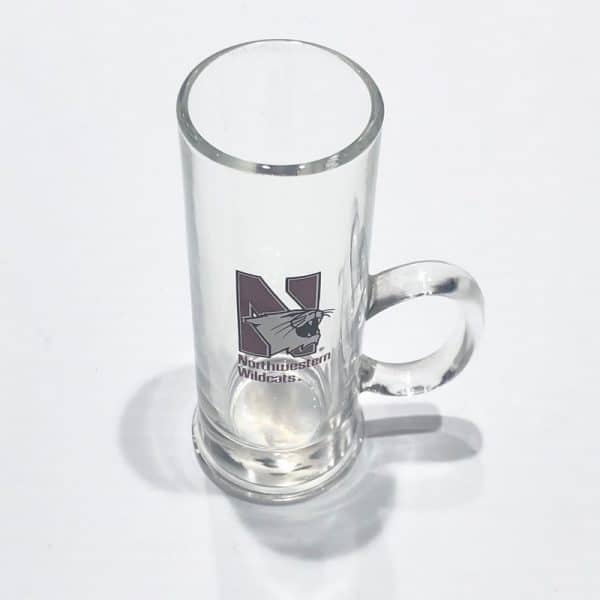 Northwestern Wildcats 2.5 oz. Shooter Shot Glass with a Handle & N-cat Design