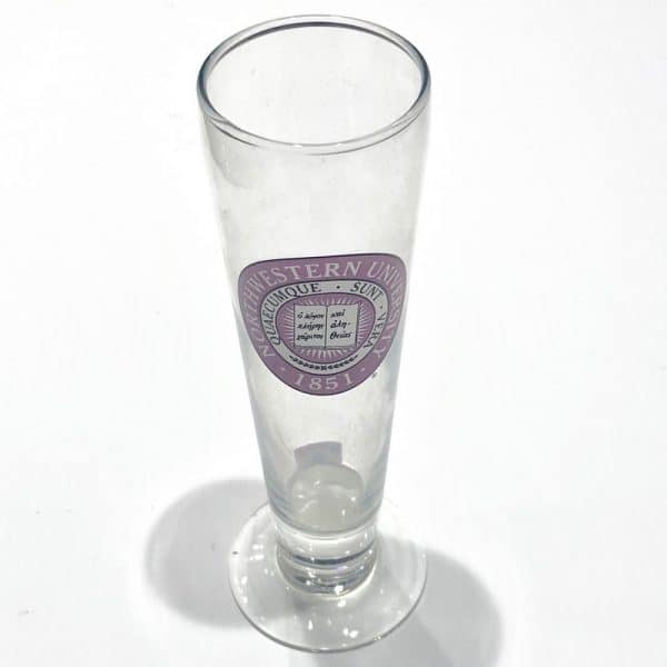 Northwestern Wildcats 14 oz. Tall Beer Glass with Seal Design