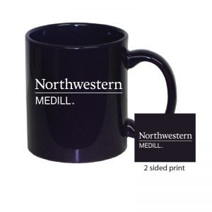 Northwestern University Wildcats 11 oz. Purple Ceramic Coffee Mug with Medill Design
