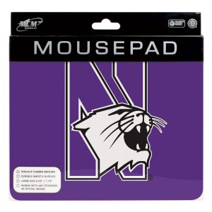Northwestern University Wildcats ColorMax Mouse Pad with Large N-Cat Design