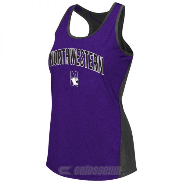 Northwestern University Wildcats Colosseum Ladies Bristol II Tank Top