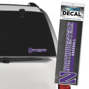 Northwestern University Wildcats Baseball Outside Application Decal