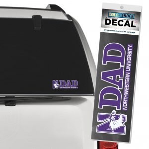 iversity Wildcats Outside Application Decal with N-Cat & Dad Design-2