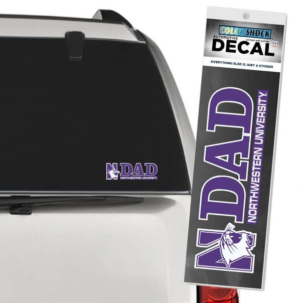 iversity Wildcats Outside Application Decal with N-Cat & Dad Design-2