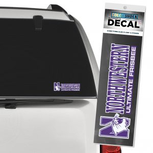 Northwestern University Wildcats Lacrosse Outside Application Decal