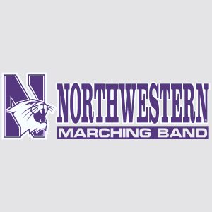 Northwestern University Wildcats Marching Band Outside Application Decal