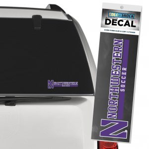 Northwestern University Wildcats Soccer Outside Application Decal-2