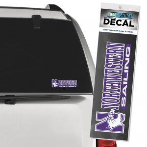 Northwestern University Wildcats Sailing Outside Application Decal-3
