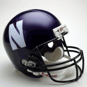 Northwestern University Wildcats Riddell Full Size Replica Helmet