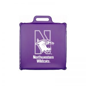 Northwestern University Wildcats Purple Stadium Seat Cushion with N-Cat Design 12"X12"X2"