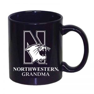 Northwestern University Wildcats 11 oz. Purple Ceramic Coffee Mug with Grandma Design