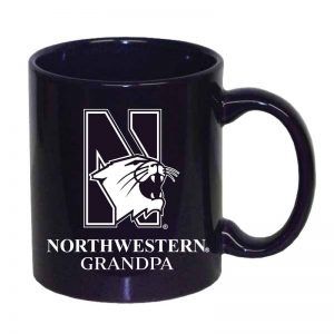Northwestern University Wildcats 11 oz. Purple Ceramic Coffee Mug with Grandpa Design