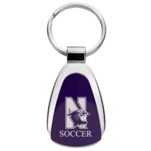 Northwestern Hockey Keychain