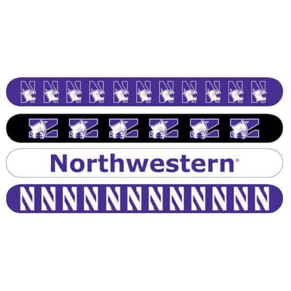 Northwestern University Wildcats Set of 4 Nail Files