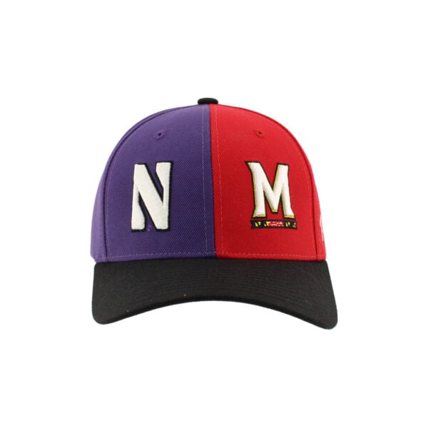 Northwestern University Wildcats House Divided Hat with Maryland Terrapins-2