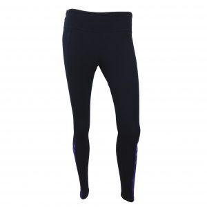 Northwestern University Wildcats Ladies Black Leggings with Purple Accent