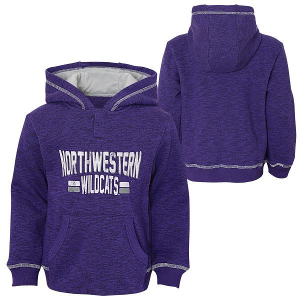 Northwestern University Wildcats Infant Purple Slub Hooded Sweatshirt