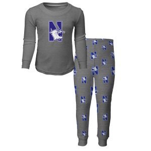 Northwestern University Wildcats Youth Long Sleeve Tee & Pants Pajama Set