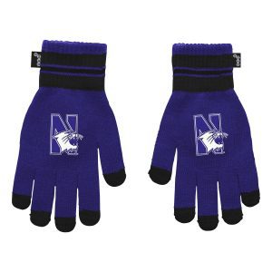 Northwestern University Wildcats Purple Gloves