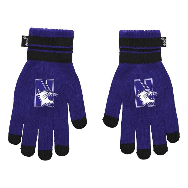 Northwestern University Wildcats Purple Gloves