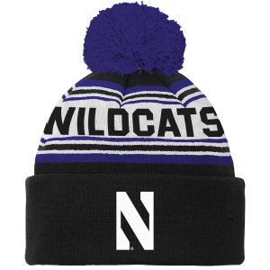 Northwestern University Wildcats Knit Cap with Pom