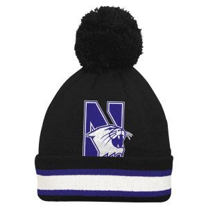 Northwestern University Wildcats Knit Cap with Pom