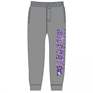 Northwestern University Wildcats Adult Light Weight Pants with Elastic Cuffed Bottom