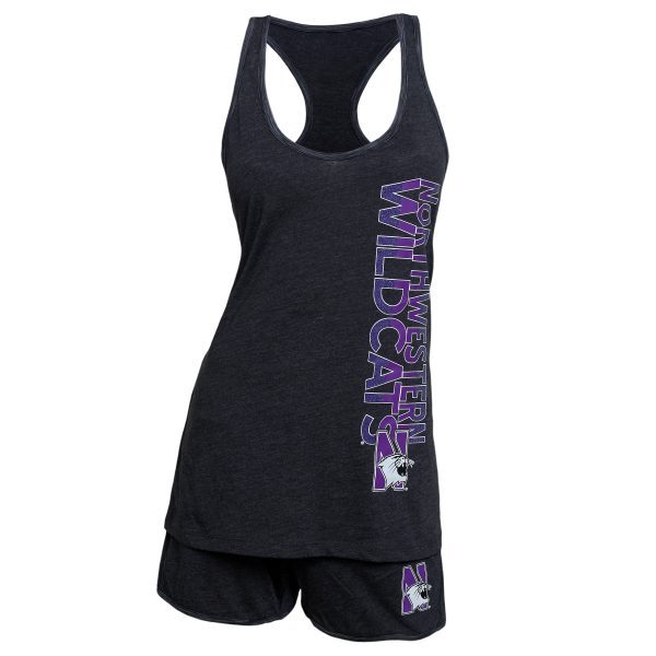 Northwestern University Wildcats Ladies Tank Top and Short Set