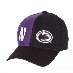 Northwestern University Wildcats House Divided Hat with Penn State Nittany Lions