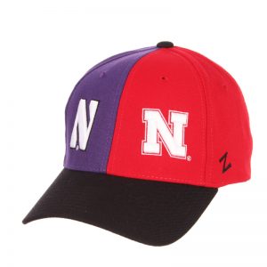 Northwestern University Wildcats House Divided Hat with Nebraska Cornhuskers