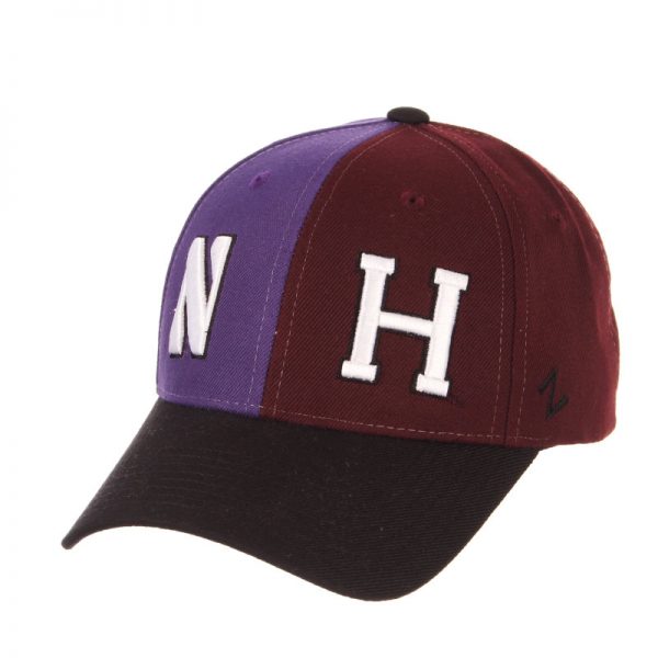 Northwestern University Wildcats House Divided Hat with Harvard Crimson