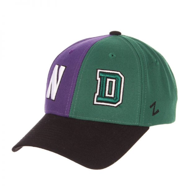 Northwestern University Wildcats House Divided Hat with Dartmouth Big Green
