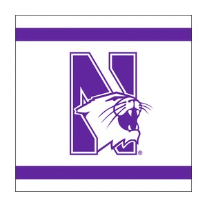 Northwestern University Wildcats Luncheon Napkins