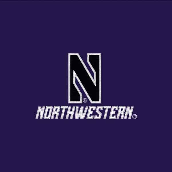 Northwestern University Wildcats Men’s Under Armour Purple Coldgear Fleece -Lined Puffer Fullzip Hooded Jacket - Image 2