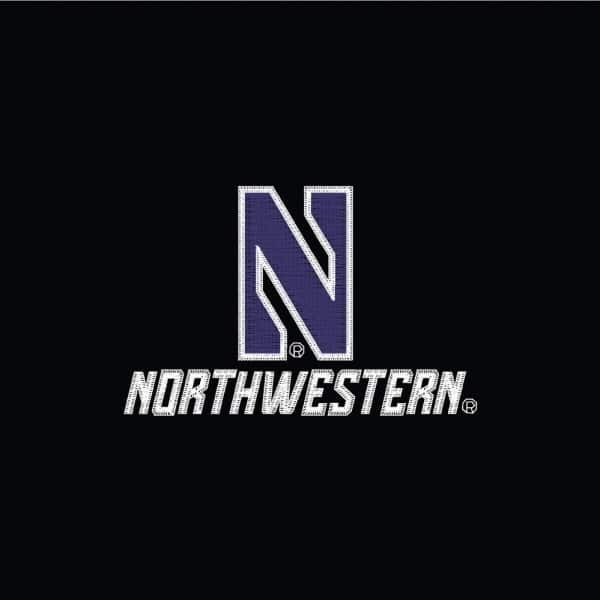 Northwestern University Wildcats Men’s Under Armour Black Softshell Jacket With Stylized N Design - Image 2