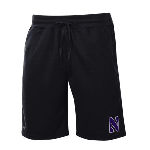 Northwestern University Wildcats Men's Under Armour Phantom Fleece Black Short