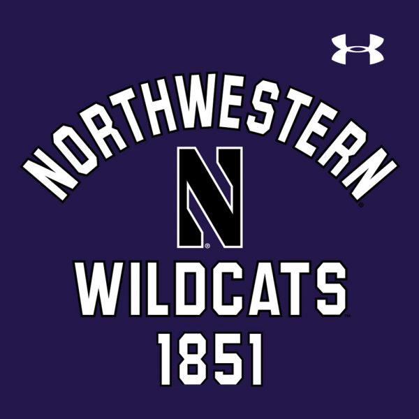 Northwestern University Wildcats Ladies Under Armour Purple Waffle Hood - Image 2